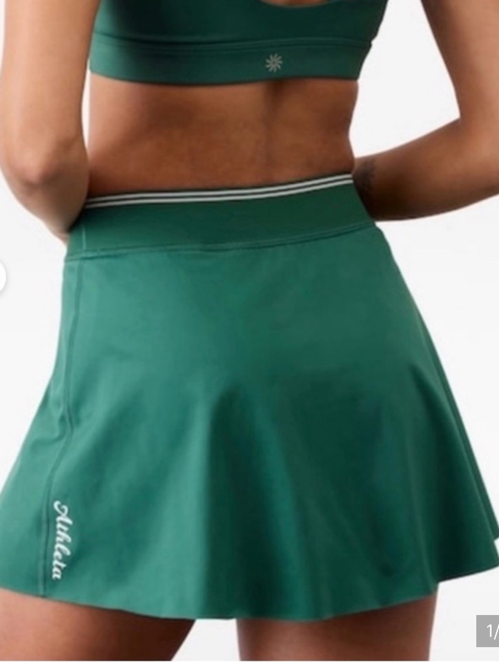 Athleta Ace Advantage Tipped 13 1/2 Trillium Skort Sz Medium